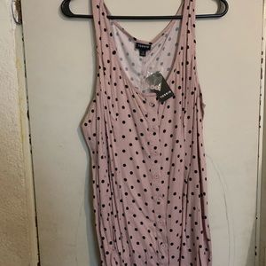 Poka dot blouse never been worn